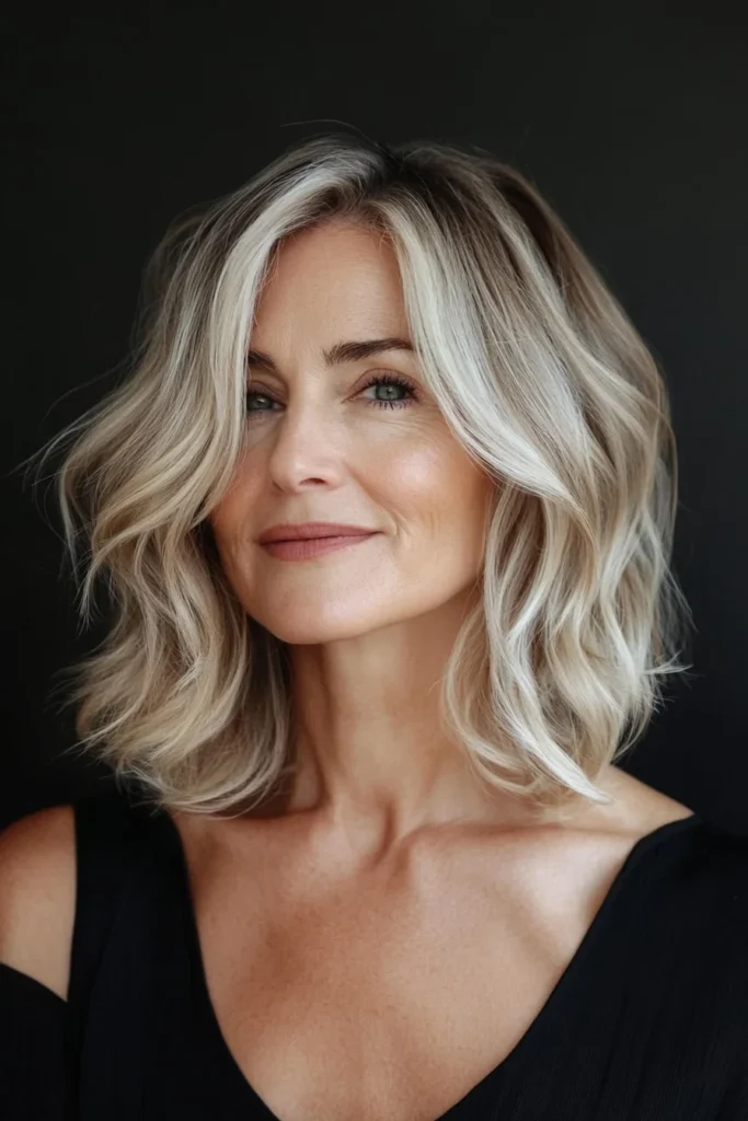 Textured Lob with Subtle Highlights