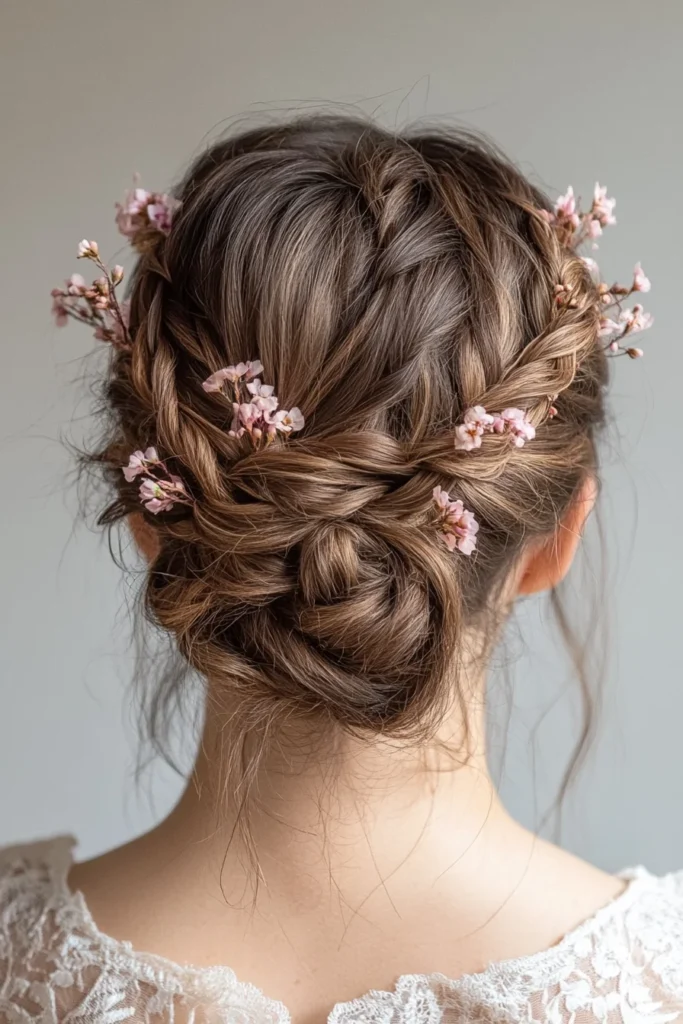 Braided Crown Updo