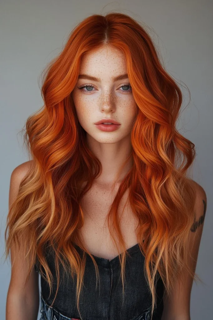 Vibrant Red Hair Shades