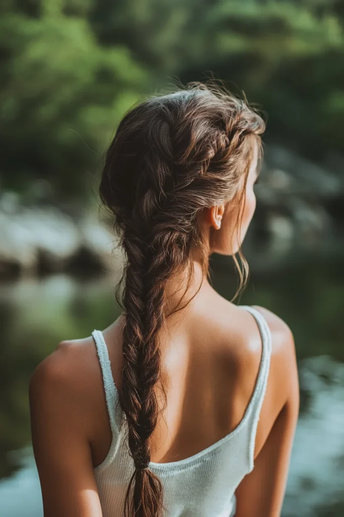 Low Side Braid with Beachy Texture