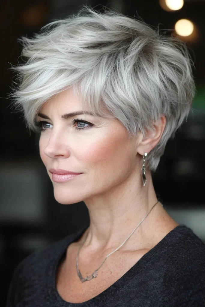 Layered Pixie with Volume