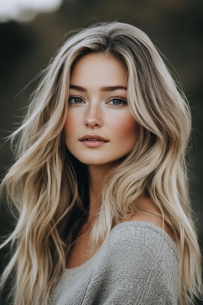 Soft Ash Blonde Highlights