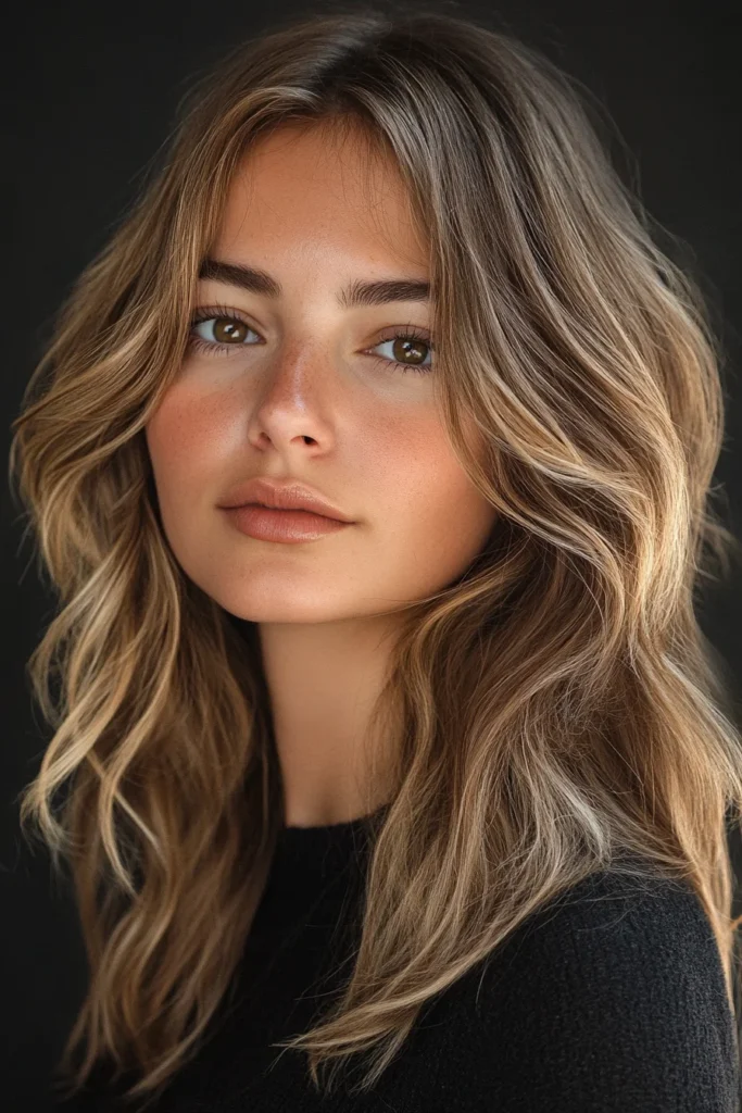 Sun-Kissed Ashy Light Brown Balayage