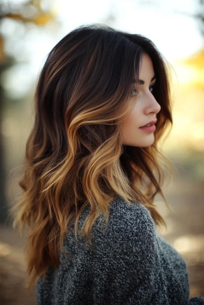 Golden Brunette Ombre