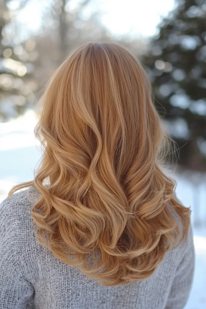 Warm Honey Blonde Balayage