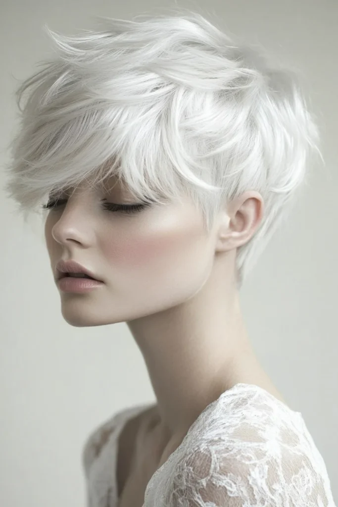 Metallic Silver Pixie