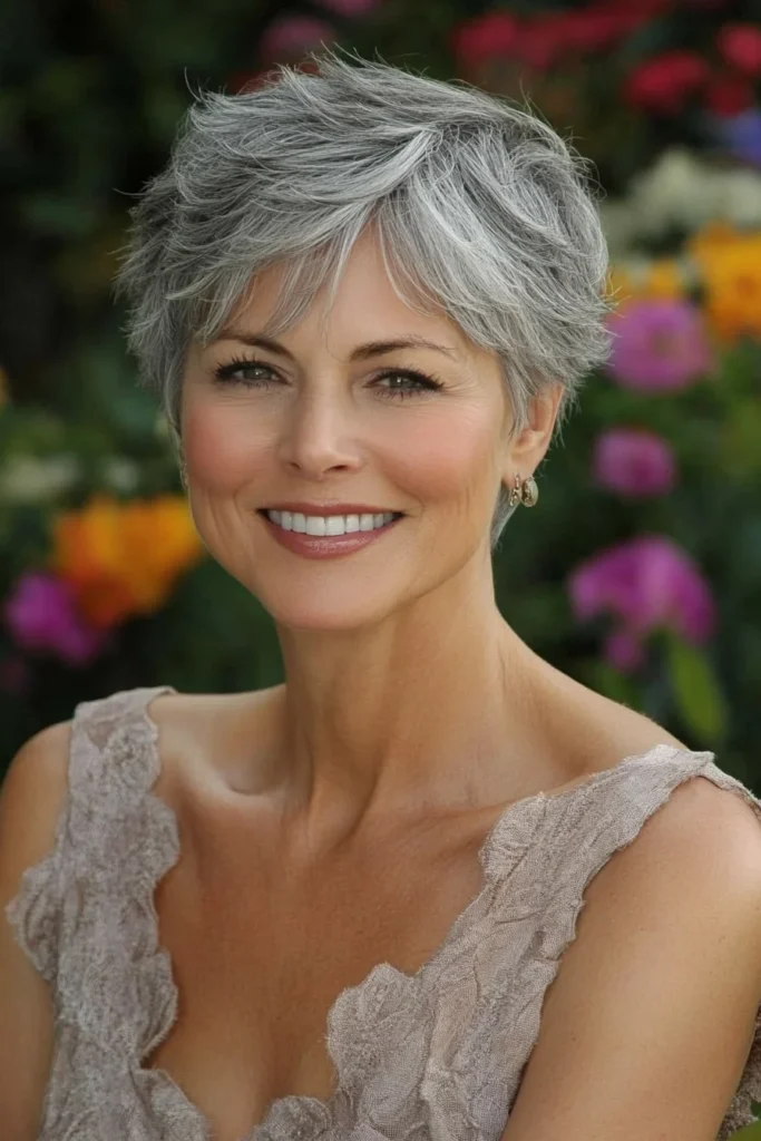 Natural Gray Pixie