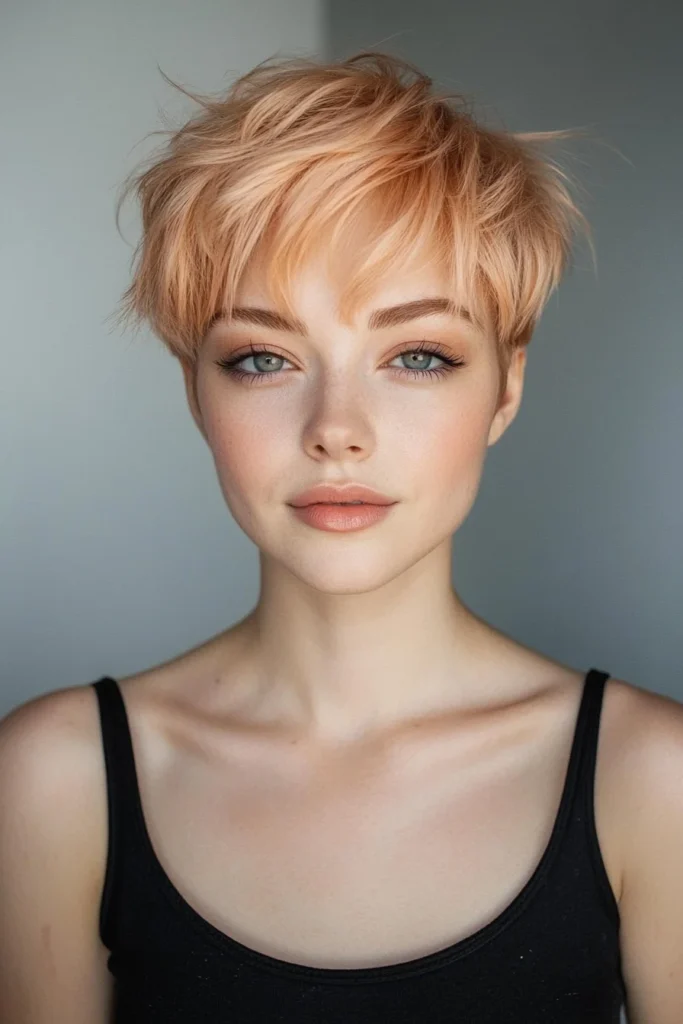 Soft Peach Pixie