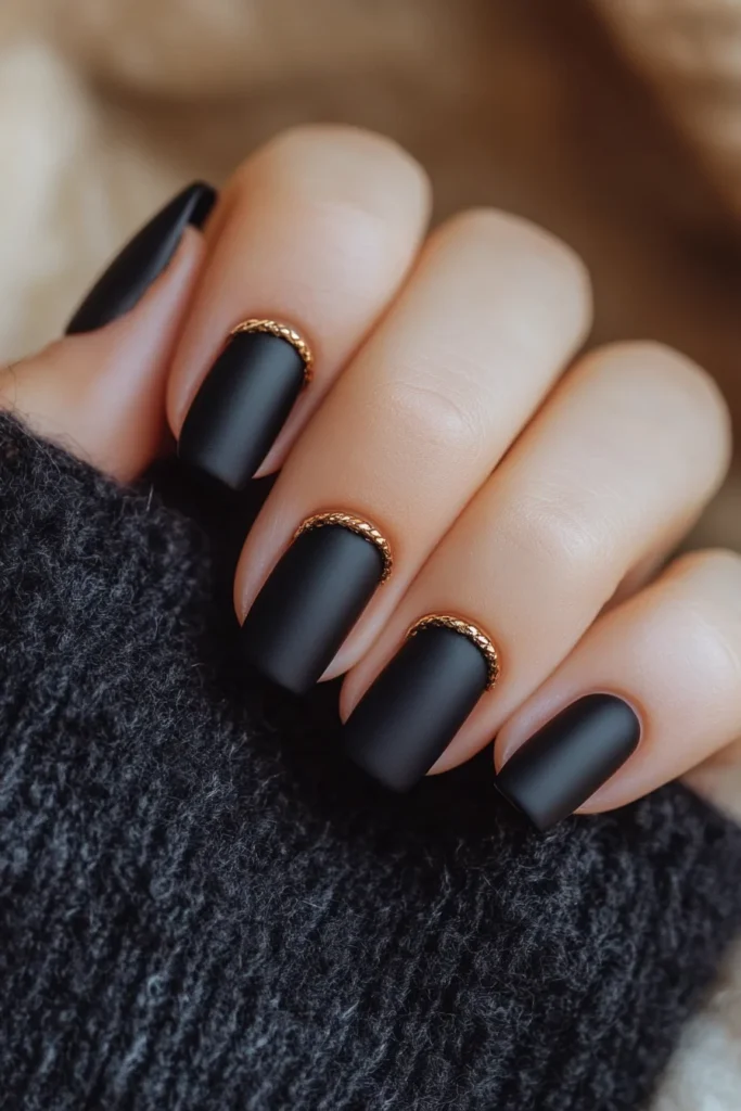 Matte Black Sophistication