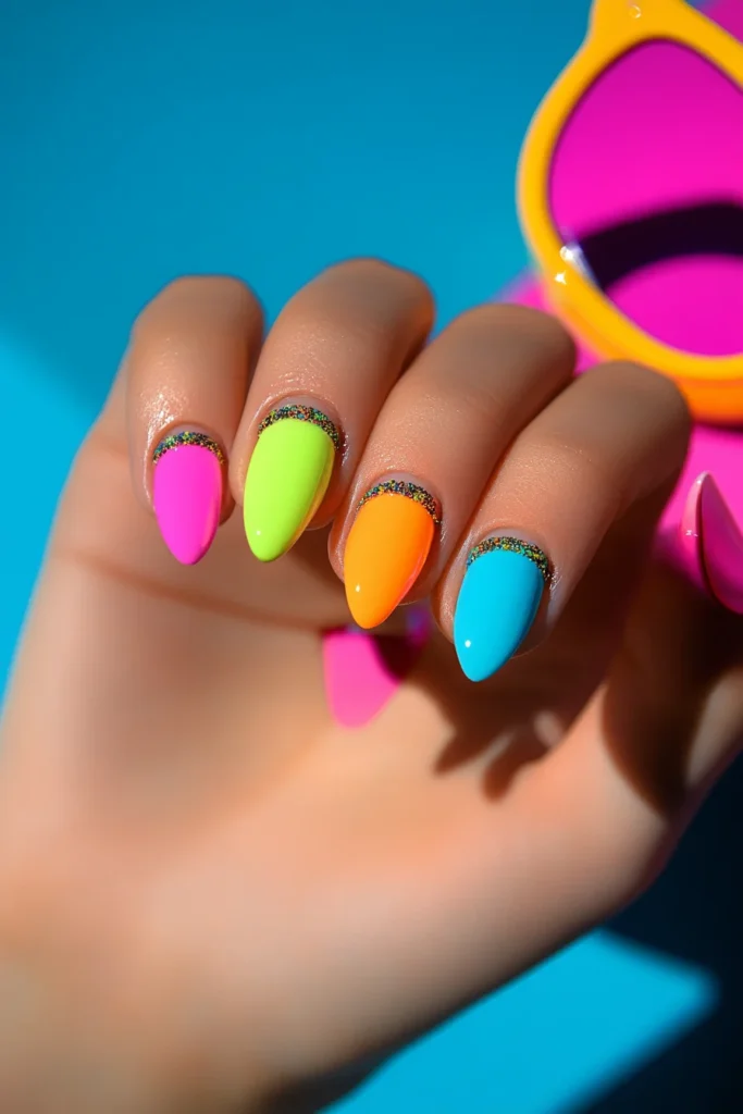 Bright Neon Colors