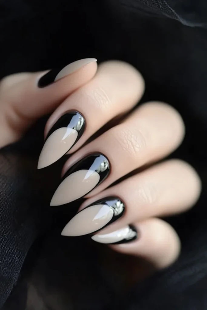 Slim Half-Moon Nails