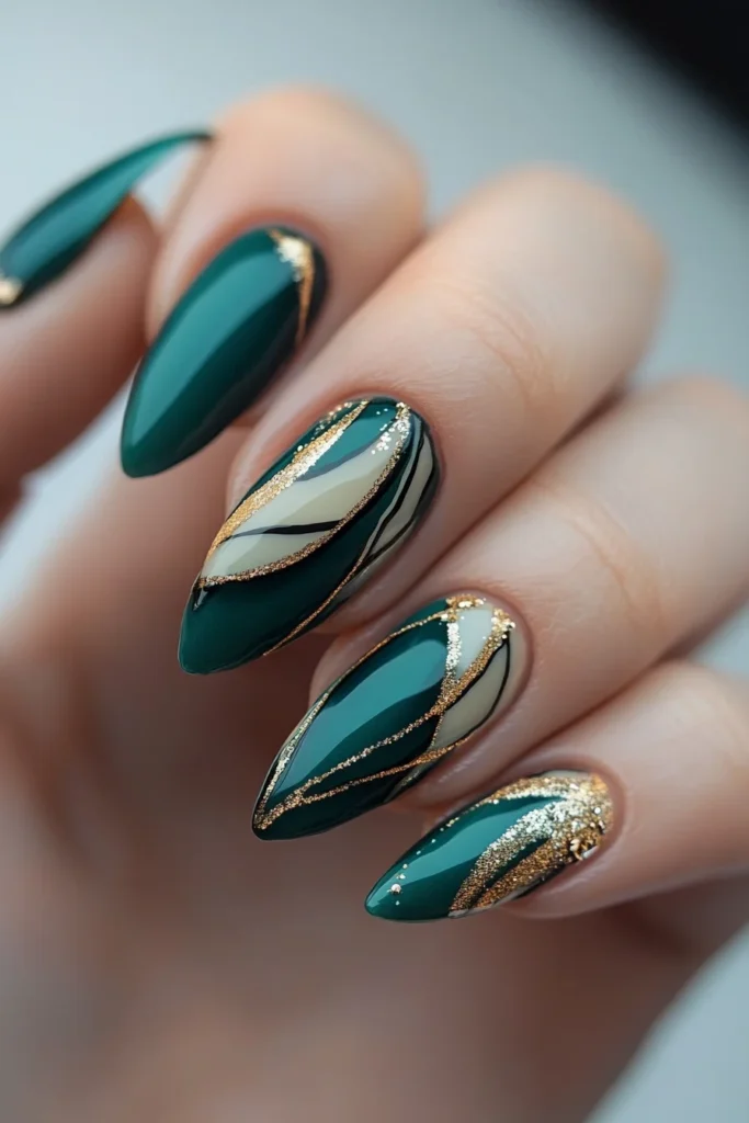 Teal and Gold Fusion