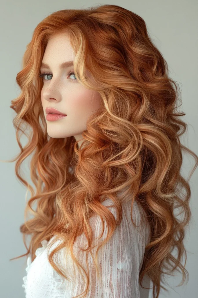 Brilliant Strawberry Blonde Curls