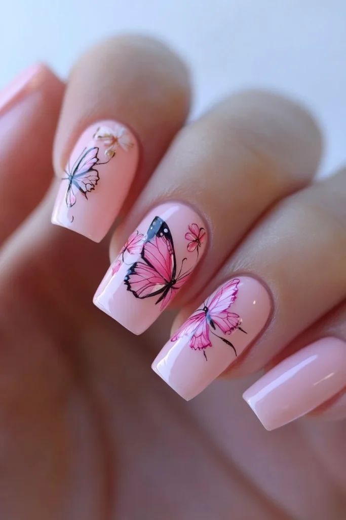 Butterfly Nail Art