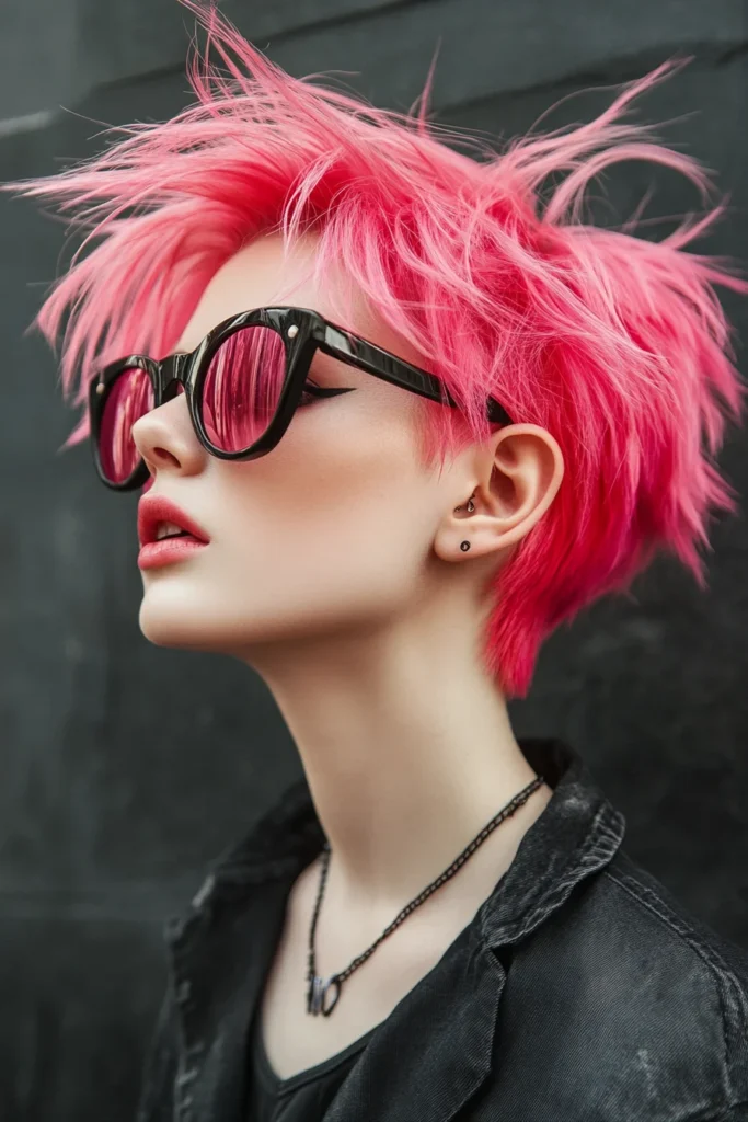 Playful Undercut Style