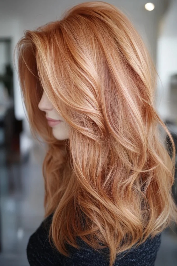 Strawberry Blonde with Ash Tones