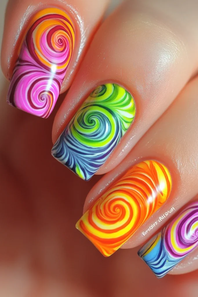 Colorful Spiral Designs