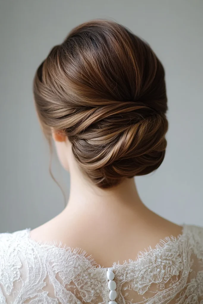 Elegant Updo with Short Hair