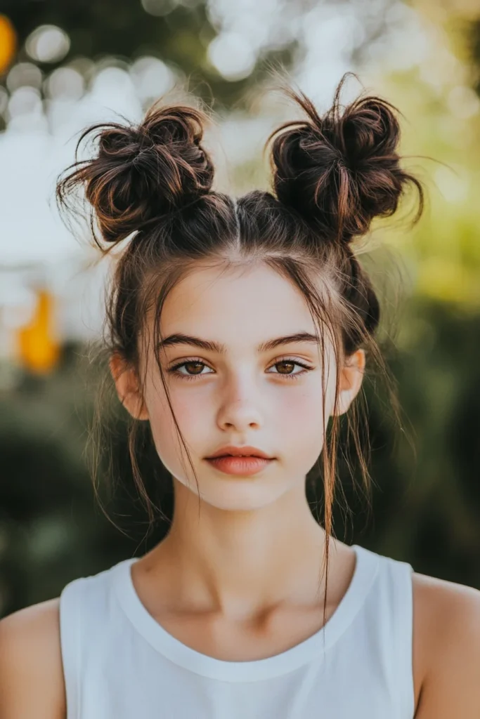 Cute Double Buns