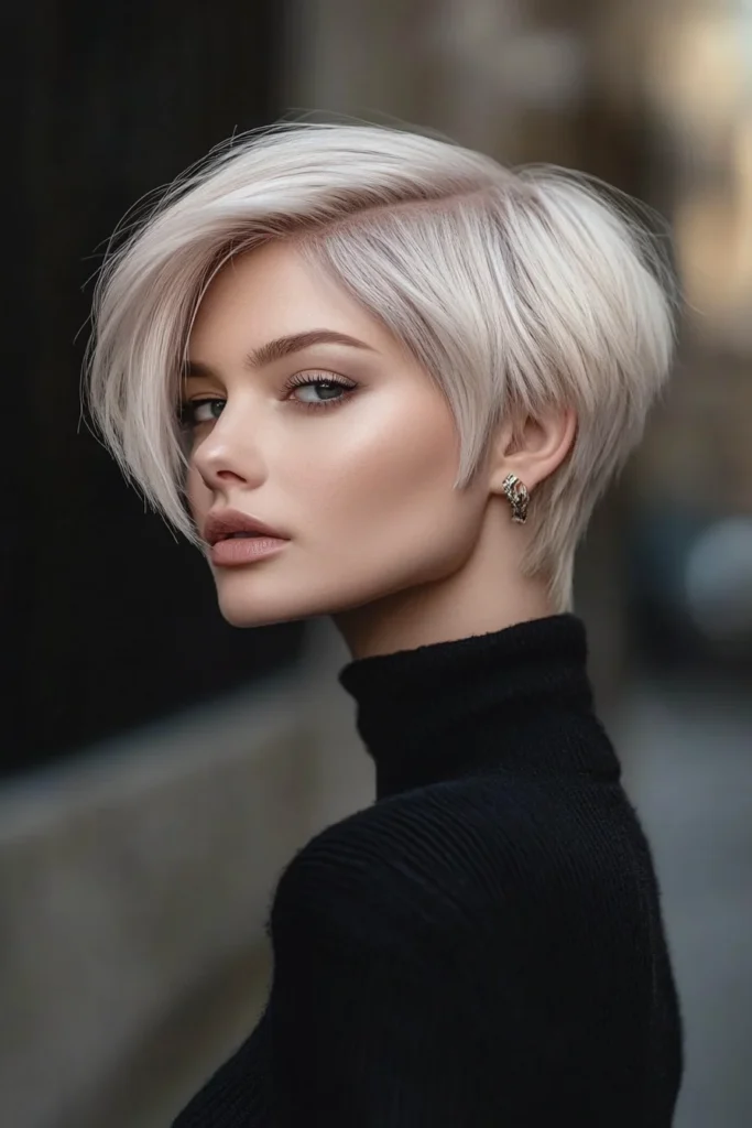 Bold Pixie Stacked Bob