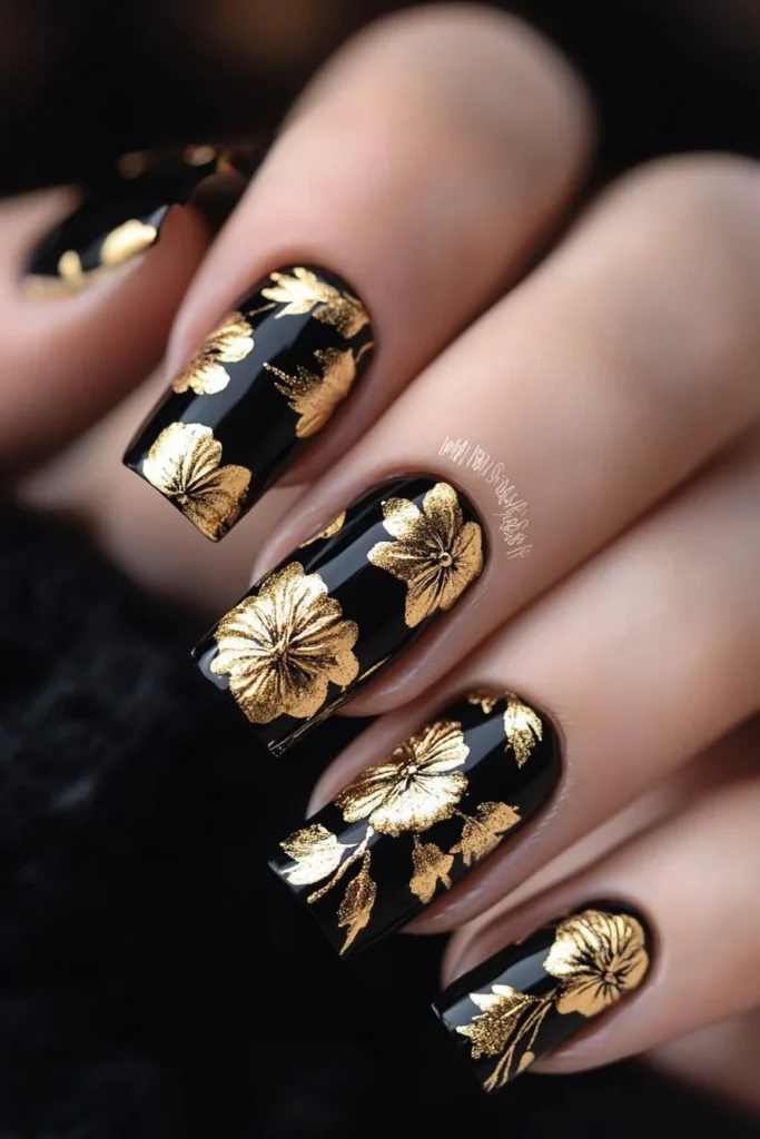 Glamorous Gold Foil Flowers