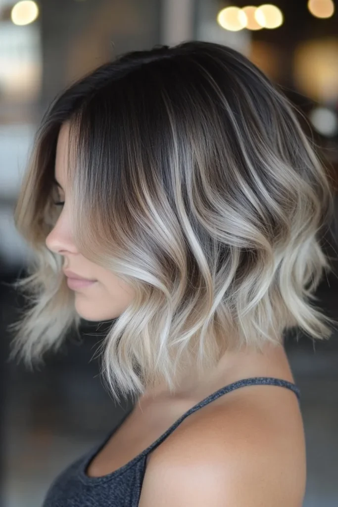 Soft Ombre Stacked Bob