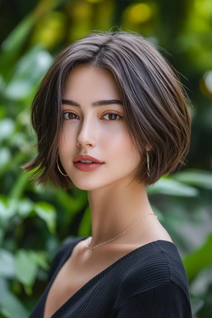 Simple Short Hair with Minimal Accessories