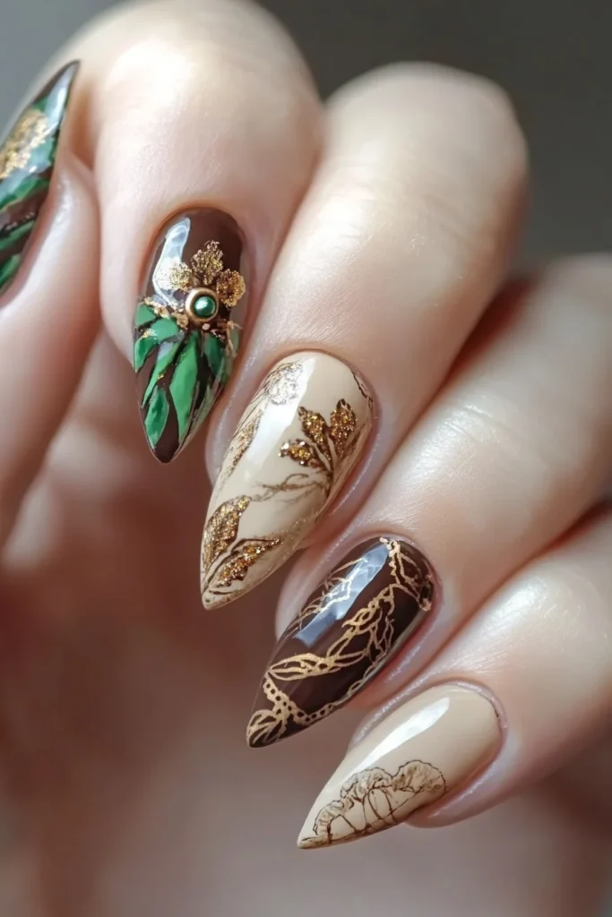 Bohemian Inspired Nails