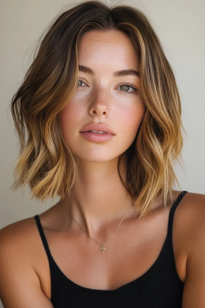 Natural Wave Stacked Bob