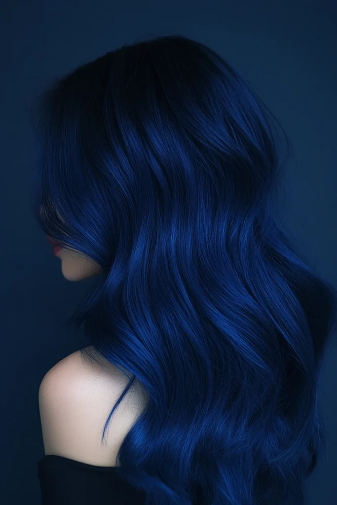 Velvety Midnight Blue for Dramatic Flair