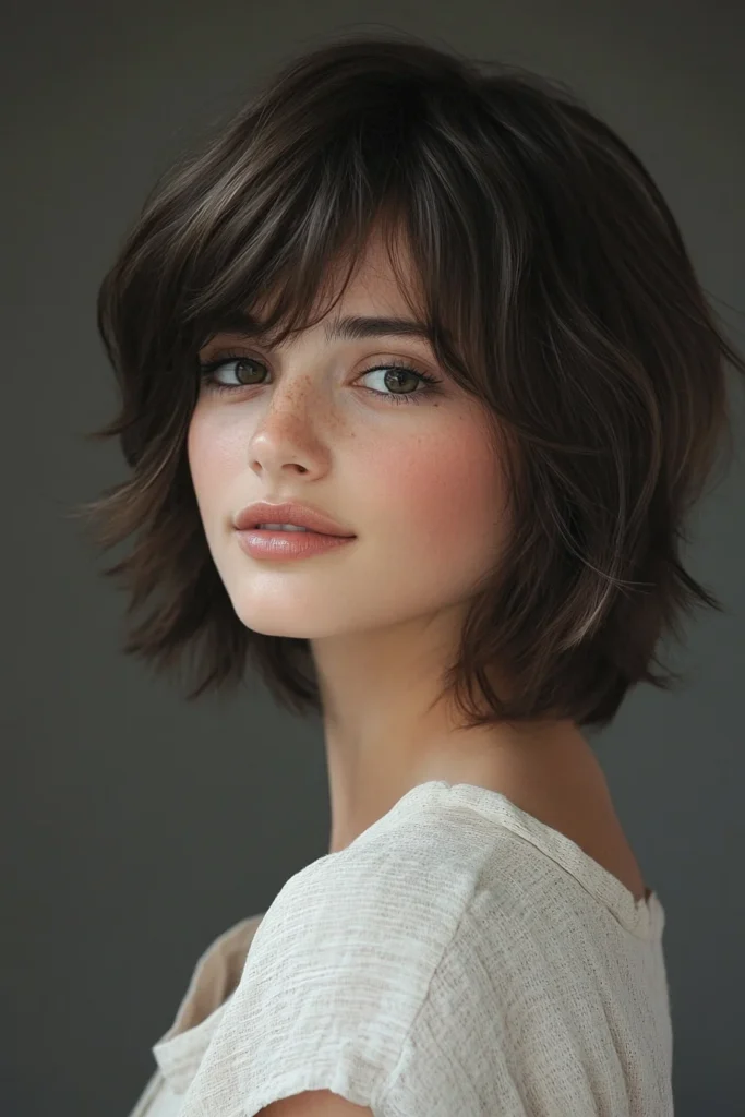 Fluffy Stacked Bob for Extra Volume