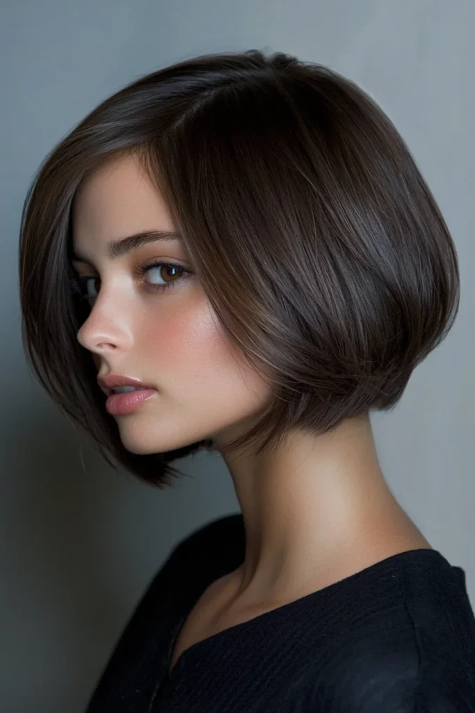 Chic Angular Bob for Fine Hair