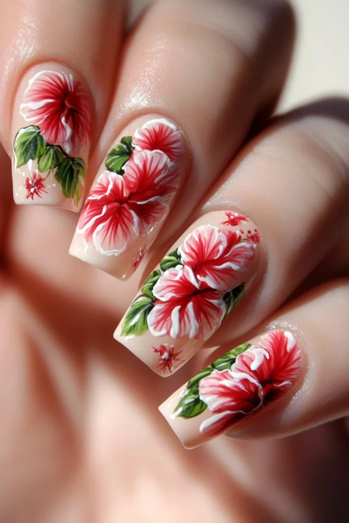 Bold Hibiscus Patterns