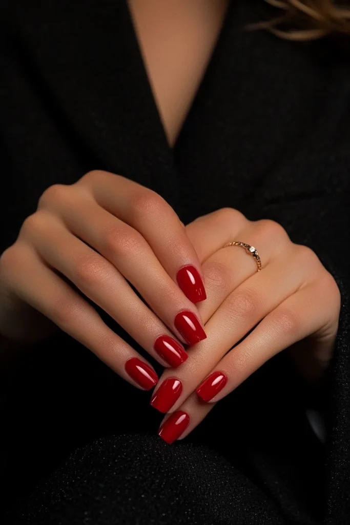 Classic Red Nail Polish