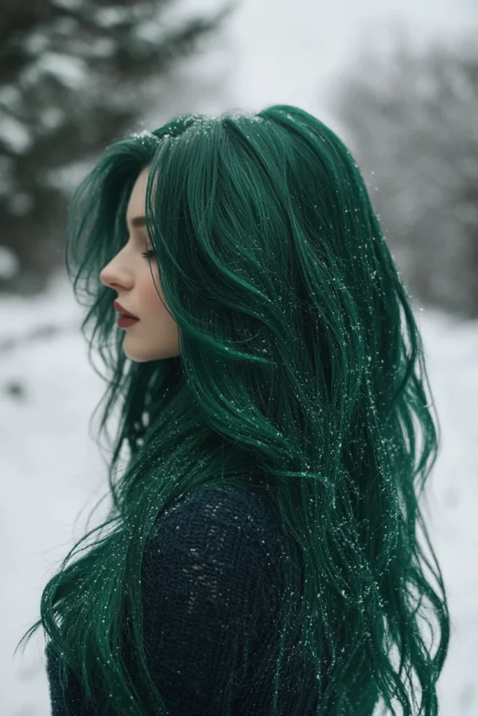 Deep Emerald Green for Boldness