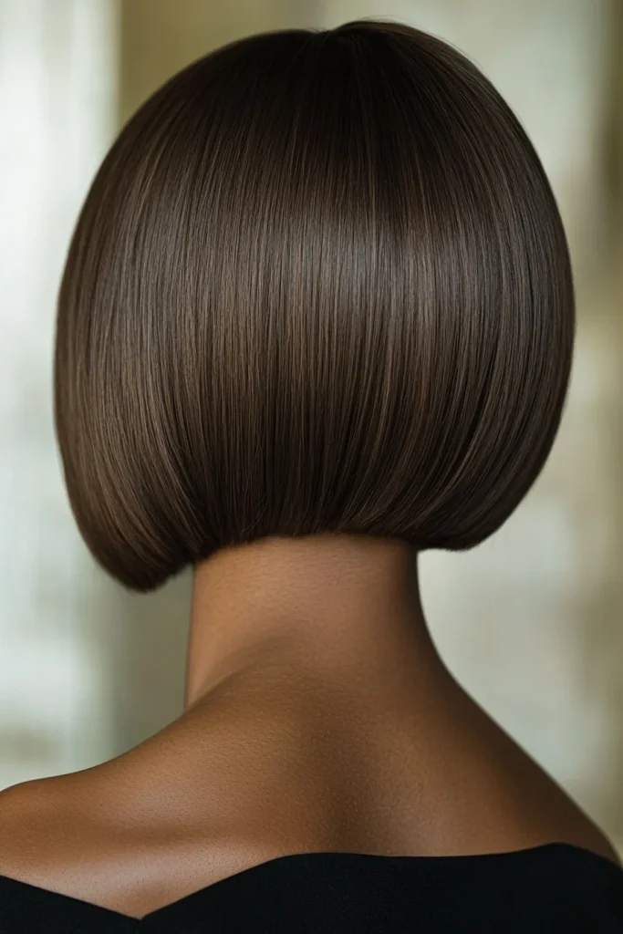 Elegant Sleek Stacked Bob