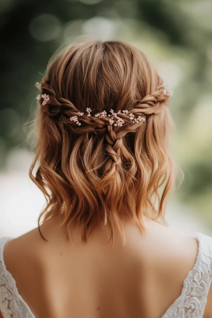 Half-Up Braided Crown