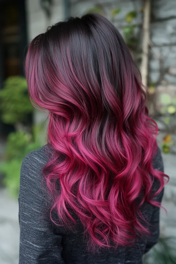 Raspberry Ombre for a Sweet Twist