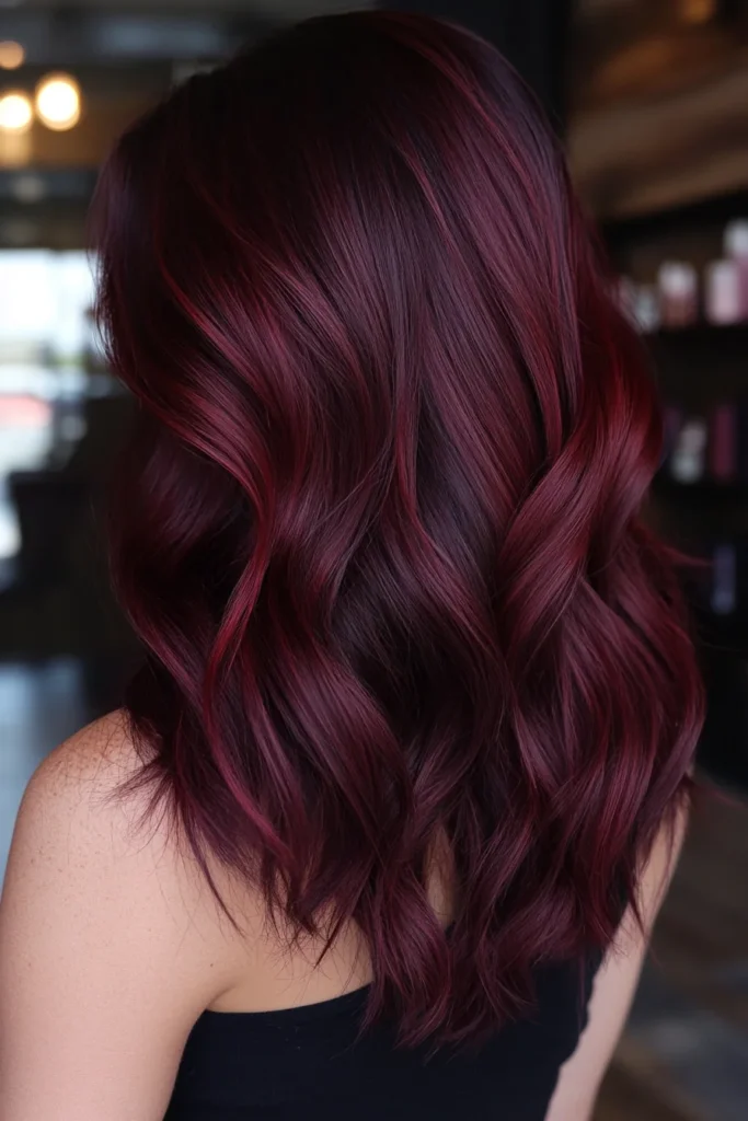 Wine Red Layers for Added Dimension