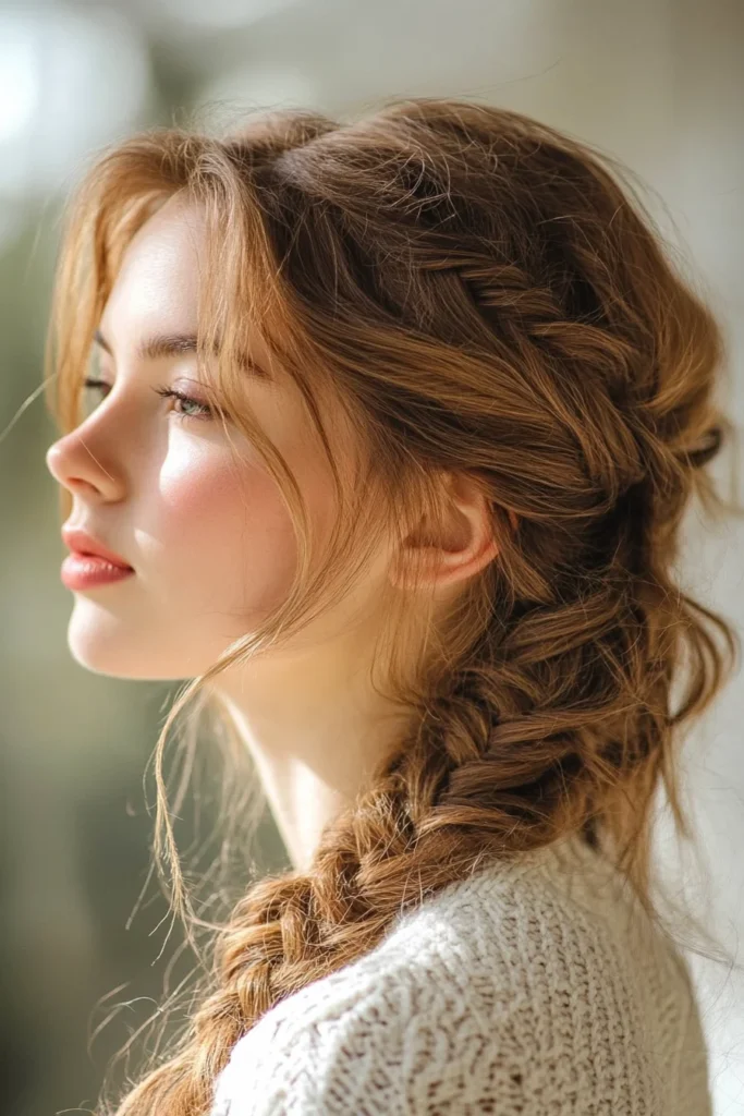 Side-Swept Dutch Braid