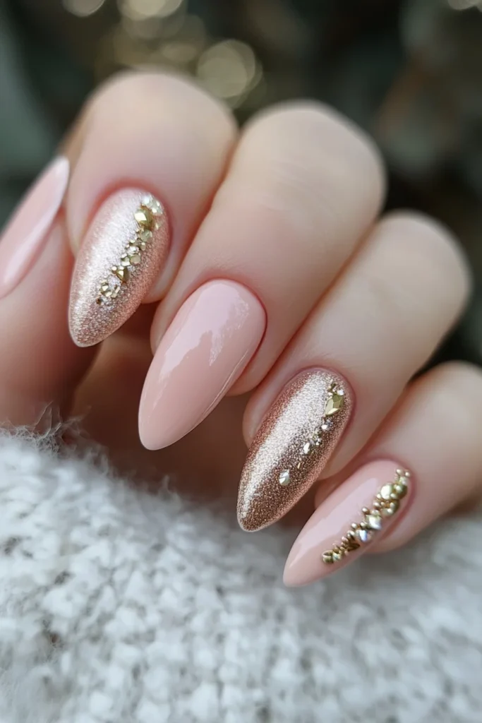 Metallic Almond Accents