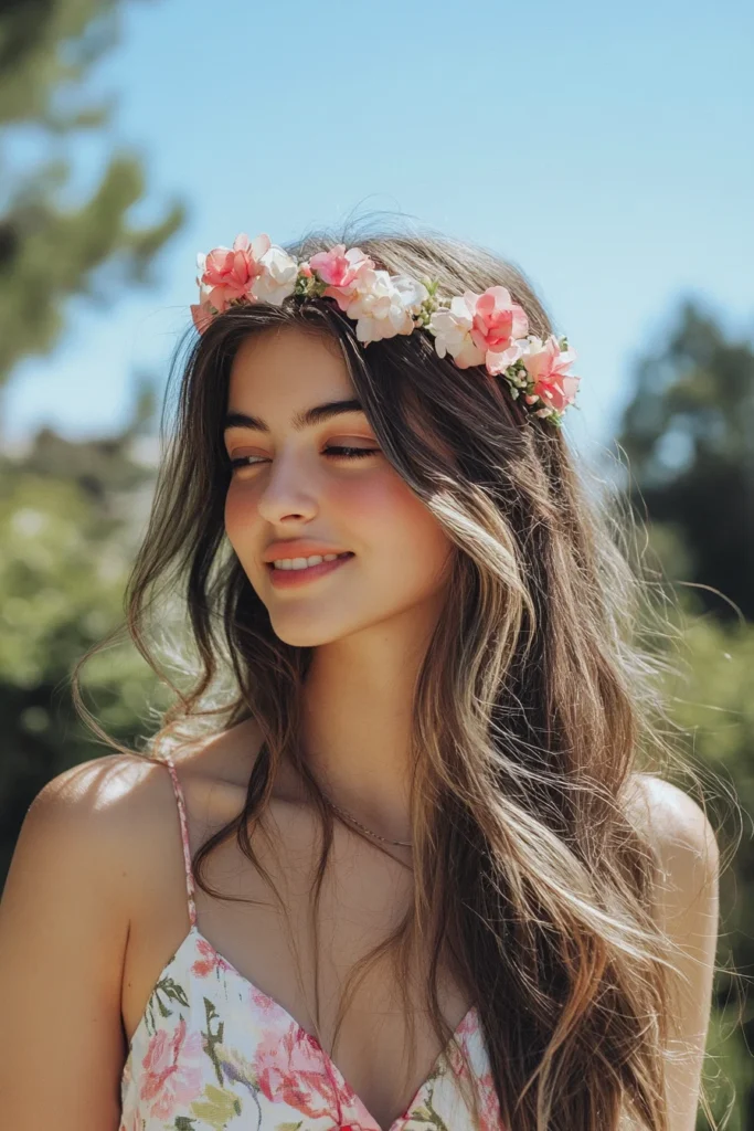 Beachy Waves with a Headband